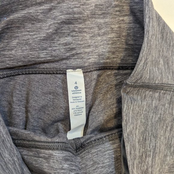 Lululemon 23" heather gray leggings - Size 4 - Picture 2 of 3